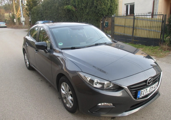 Mazda 3 cena 39900 przebieg: 147000, rok produkcji 2014 z Warszawa małe 121
